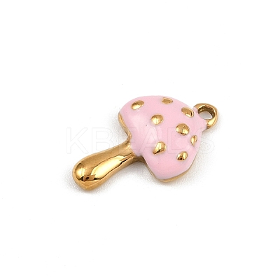 304 Stainless Steel Enamel Pendants STAS-G357-04G-1
