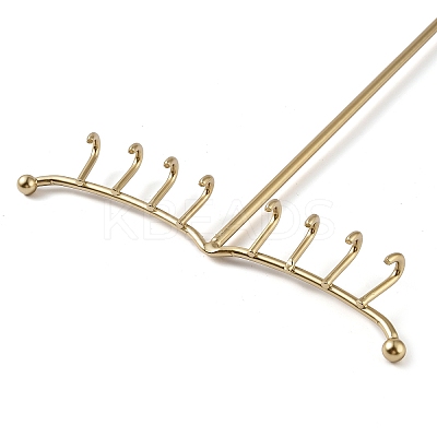 Detachable Iron Necklaces Display Rack ODIS-Q042-02G-1