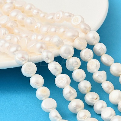 Natural Cultured Freshwater Pearl Beads Strands PEAR-P064-19K-05B-1
