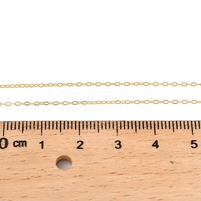 925 Sterling Silver Cable Chain Adjustable Slider Necklaces for Women NJEW-U030-01G-01-1