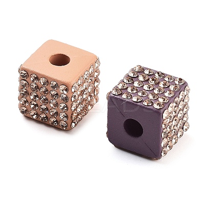 Opaque Resin European Beads RESI-M038-06-1
