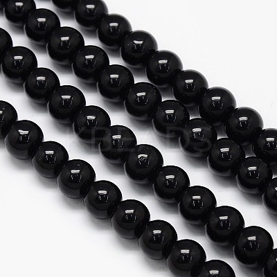 Crystal Glass Round Beads Strands EGLA-F037-8mm-B03-1