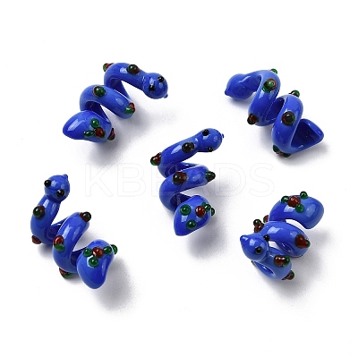 Handmade Lampwork Enamel Beads LAMP-K039-35F-1