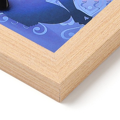 Yoga Gemstone Chakra Picture Frame Stand DJEW-F021-05D-1