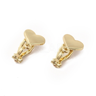 Alloy Clip-on Earring Findings PALLOY-M208-01G-1