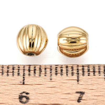Textured 304 Stainless Steel Spacer Beads STAS-T072-04G-1