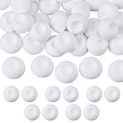 20 Pairs 5 Styles Natural Selenite Craft Doll Eye DIY-FH0009-64-1
