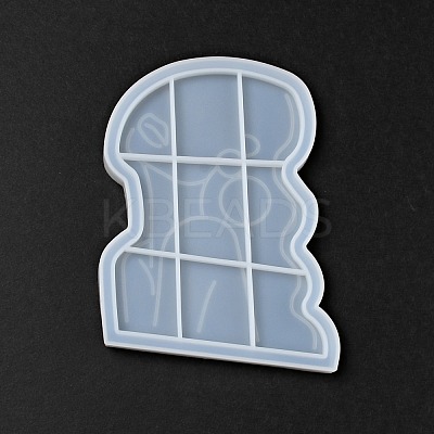 DIY Women's Portrait Dish Tray Silicone Molds DIY-P070-B01-1