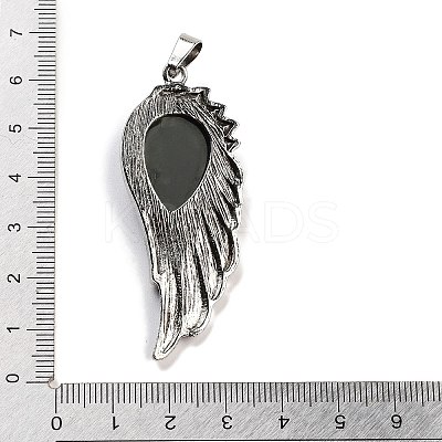 Natural Indian Agate Big Pendants G-G112-02AS-10-1