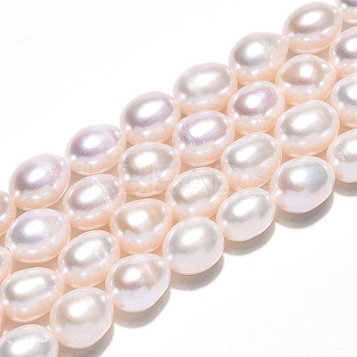 Natural Cultured Freshwater Pearl Beads Strands PEAR-N012-23C-01-1