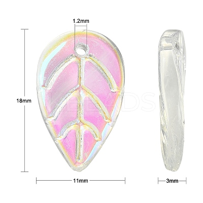 100Pcs Handmade Lampwork Pendants LAMP-CJ0001-57-1