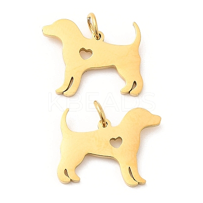 PVD Vacuum Plating 304 Stainless Steel Pendants STAS-Z042-11G-1