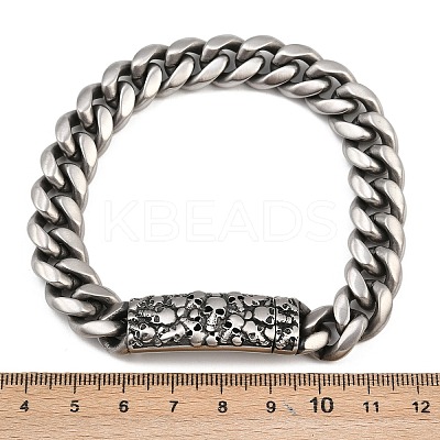 316 Surgical Stainless Steel Link Bracelets BJEW-C125-16-1