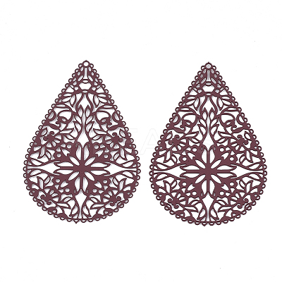 430 Stainless Steel Filigree Pendants LS-X-STAS-S108-15C-1
