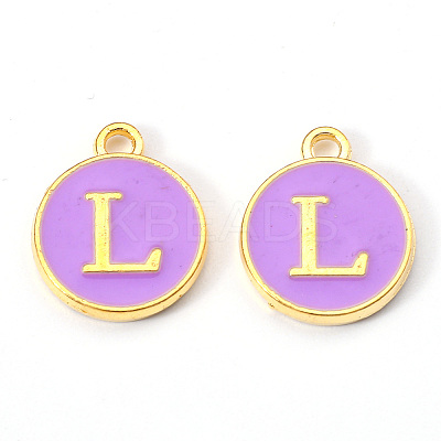 Golden Plated Alloy Enamel Charms LS-X-ENAM-S118-10L-1