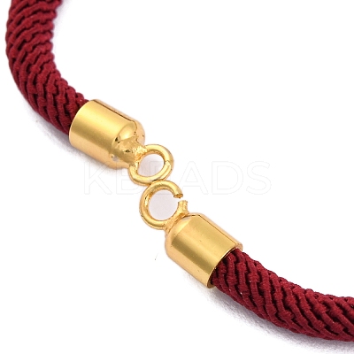Nylon Cords Bracelet Makings Fit for Connector Charms AJEW-P116-02G-33-1