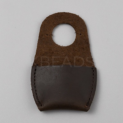 Cowhide Thumb Protector for Woodwork Carving AJEW-WH0471-124B-1