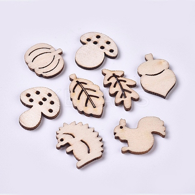 Wood Cabochons WOOD-TAC0003-22-1