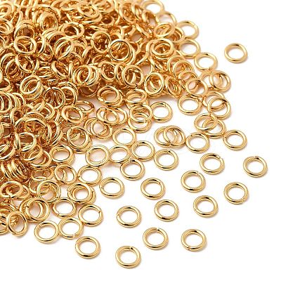 SHEGRACE Brass Open Jump Rings XGR0078G-12G-1