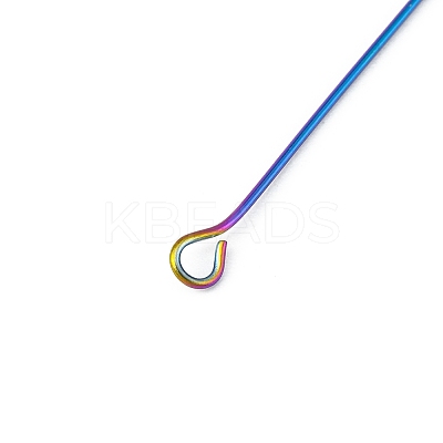 304 Stainless Steel Eye Pins STAS-YW0001-40-1