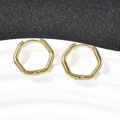 201 Stainless Steel Hoop Earrings EJEW-Z137-02G-04-1