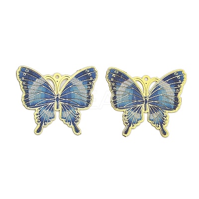 Brass Enamel Pendants KK-Z088-01LG-02-1