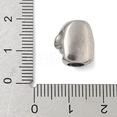 304 Stainless Steel European Beads STAS-S183-05B-P-1