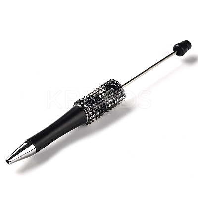 Plastic & Iron Beadable Pens AJEW-H147-01B-1