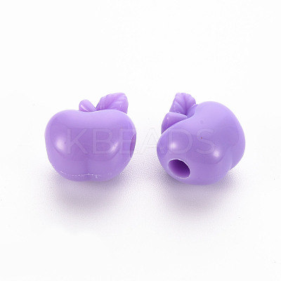 Opaque Acrylic Beads X-TACR-S154-43D-1