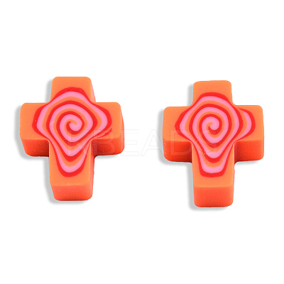 Handmade Polymer Clay Beads CLAY-T020-30H-1