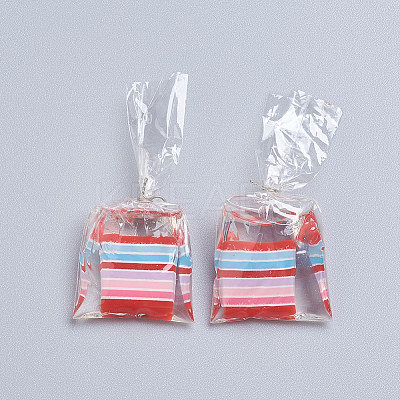 Water Bag Resin Pendants DIY-WH0121-38C-1