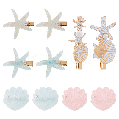 Iron & Alloy Alligator Hair Clips PHAR-HS0001-01-1
