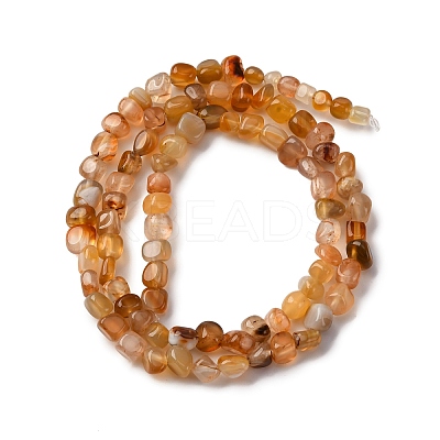 Dyed Natural Carnelian Beads Strands G-F465-22-1