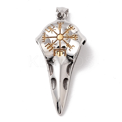 Ion Plating(IP) 304 Stainless Steel Pendants STAS-M299-37AS-1