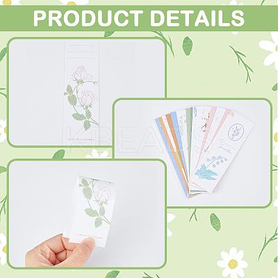 20Pcs 20 Style Paper Bookmarks AJEW-WH0007-12-1