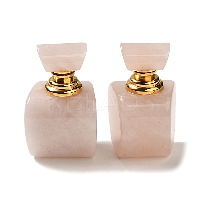 Natural Rose Quartz Dropper Perfume Bottles DJEW-H010-02G-02-1