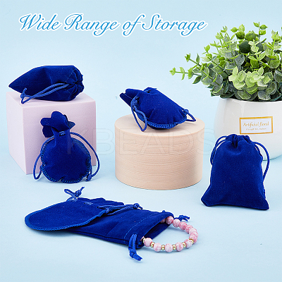60Pcs 2 Style Velvet Bags TP-HY0001-12-1