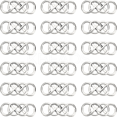 50Pcs Tibetan Style Alloy Connector Charms TIBE-SC0004-57-1