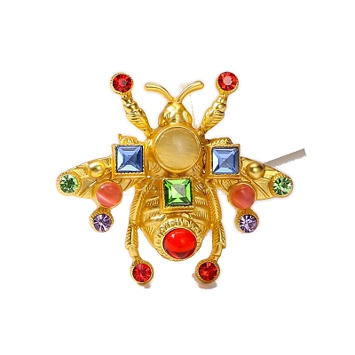 Beas Alloy Colorful Rhinestone Brooch for Backpack Clothes PW-WG3F6A3-01-1