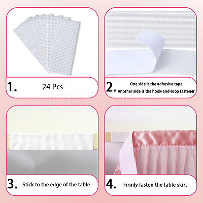 Polyester Table Skirt AJEW-WH20022-20J-1