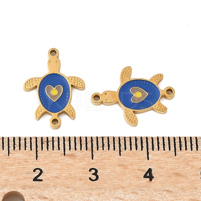 304 Stainless Steel Enamel Connector Charms STAS-Z139-02G-1