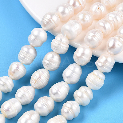 Natural Cultured Freshwater Pearl Beads Strands PEAR-N012-11B-1