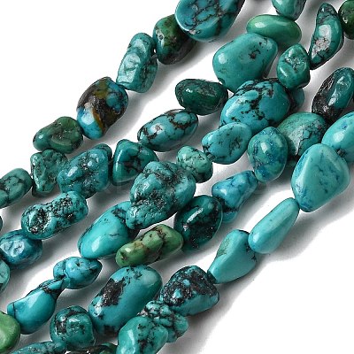Natural HuBei Turquoise Bead Strands G-H345-A01-10-1
