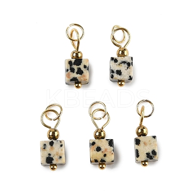 Natural Dalmatian Jasper Pendants STAS-Z129-01G-06-1