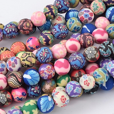 Handmade Polymer Clay Beads FIMO-8D-1