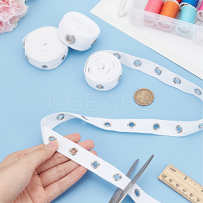 6 Yards 3 Styles Cotton Herringbone Ribbon Sets DIY-BC0012-22A-1