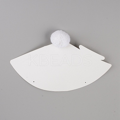 Paper Pompon Party Hats AJEW-WH0223-07B-1