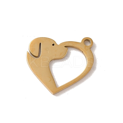 201 Stainless Steel Pendants STAS-E211-09G-1