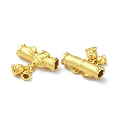 Matte Gold Color Brass Pendants KK-F872-04MG-01-1