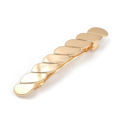 Twist Alloy with Iron Clip Hair Barrettes LS-PHAR-G014-04G-1